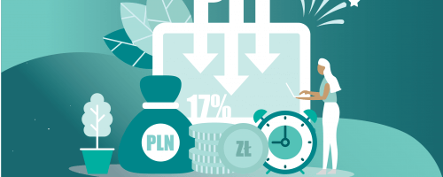 redukcja pit do 17 procent, grafika turkusowa, vgd polska, vgd poland, tax changes, zmiany w podatkach w Polsce 2019, pit 2019,
